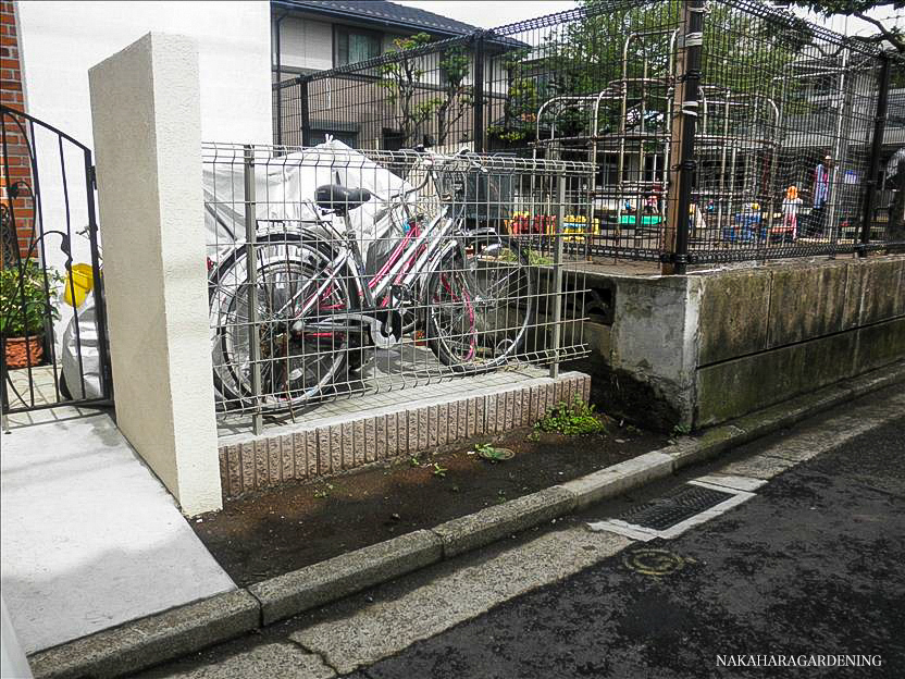 庭づくり外構工事施工前