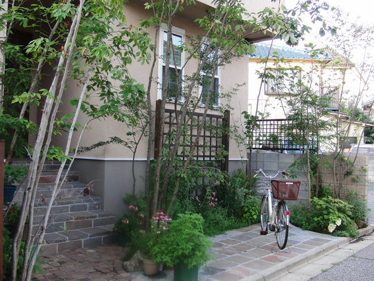 リガーデンの施工事例 杉並区 武蔵野市で造園 庭づくり 植栽はナカハラガーデニング