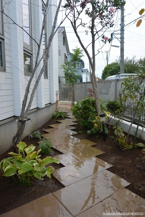 お庭づくりの施工例 杉並区 武蔵野市で造園 庭づくり 植栽はナカハラガーデニング