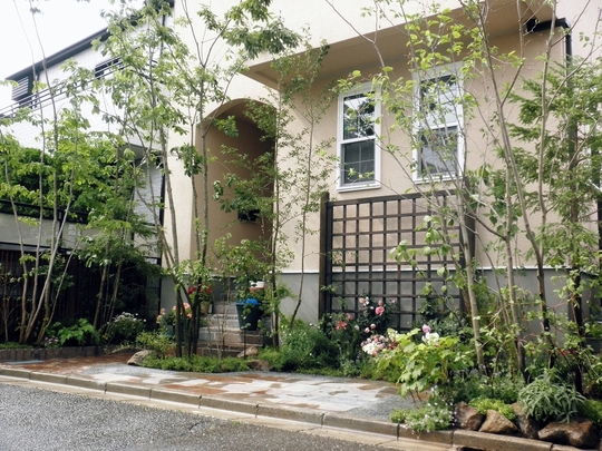 リガーデンの施工事例 杉並区 武蔵野市で造園 庭づくり 植栽はナカハラガーデニング